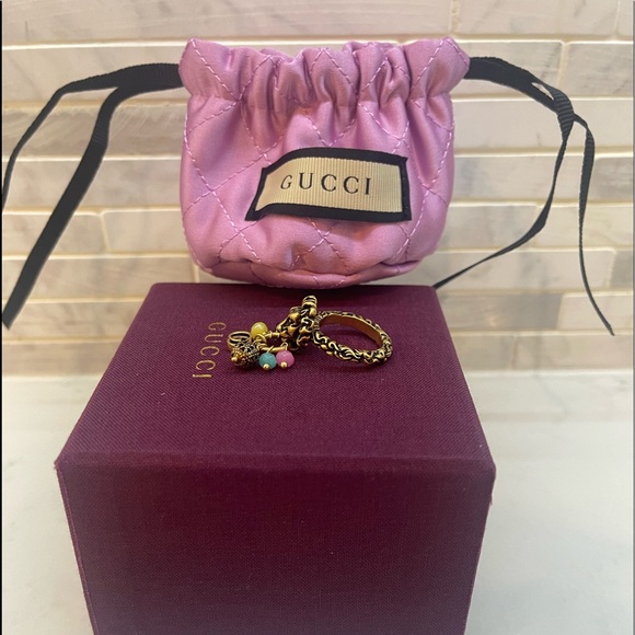 Gucci Lion Head textured ring - Picture 7 of 8